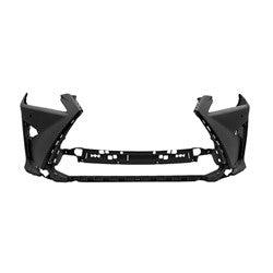 2016-2019 Lexus RX450H Front Bumper Primed With Sensor Hole Without Washer Model , LX1000317. Exact fit for vehicle restoration.