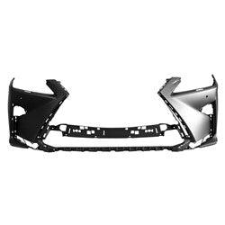2018-2019 Lexus RX450HL Front Bumper Primed With Sensor Hole/Washer Model , LX1000318. Designed for OEM alignment.