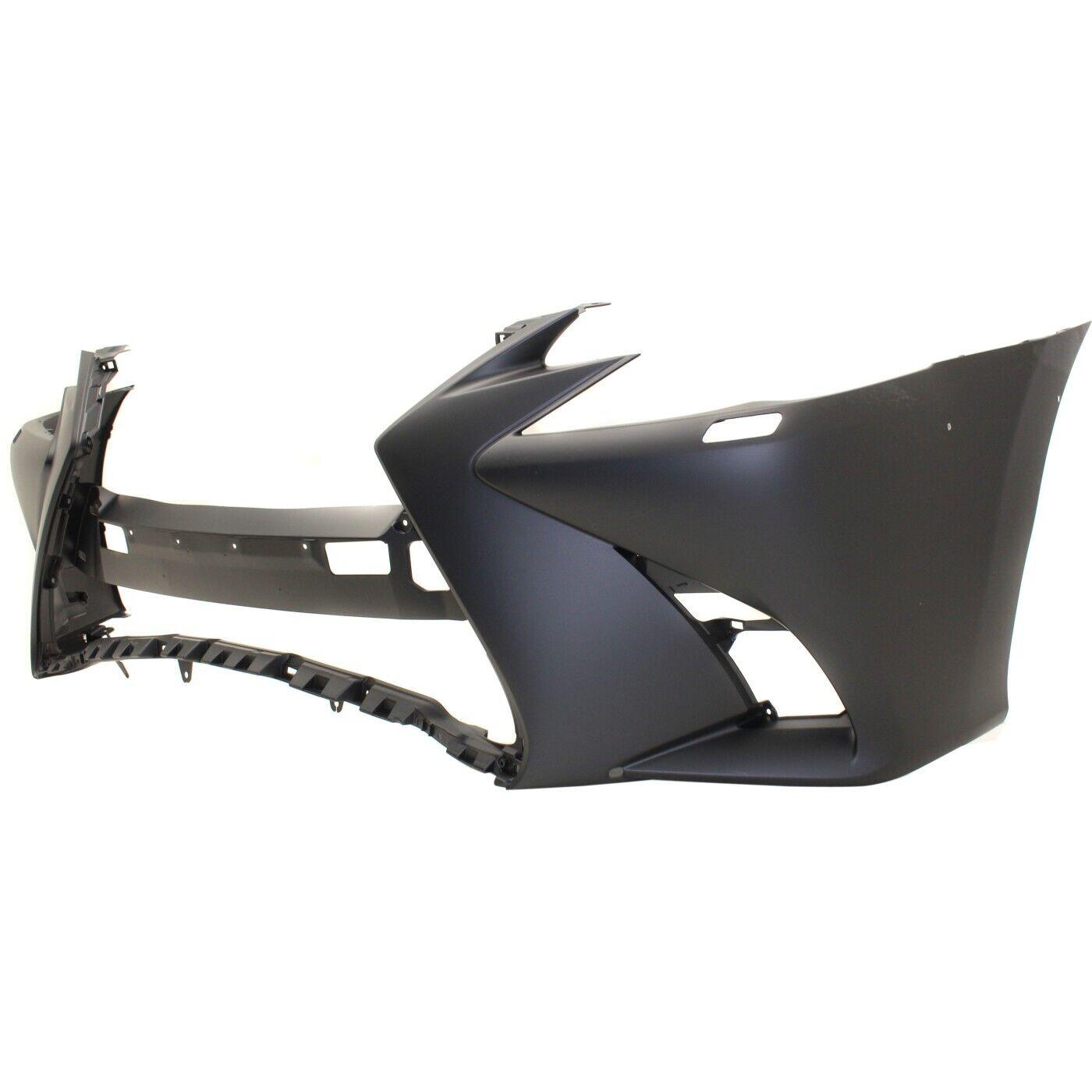 2016-2020 Lexus GS350 Front Bumper Primed With Washer/F-Sport Without Sensor , LX1000320. Durable and impact-resistant.