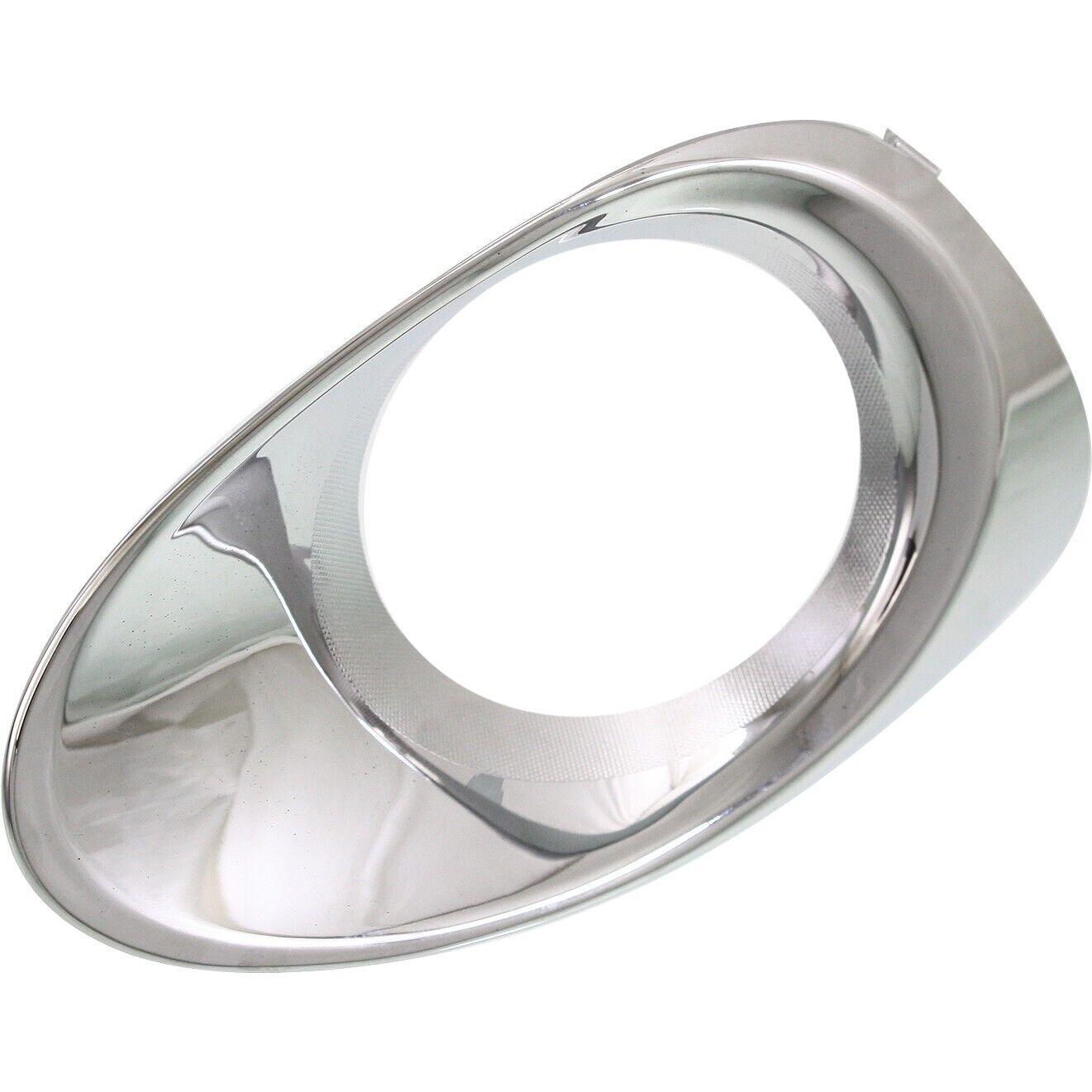 2013-2015 Lexus RX350 Fog Lamp Bezel Front Driver Side Chrome , LX1038105. Side view of the replacement part.