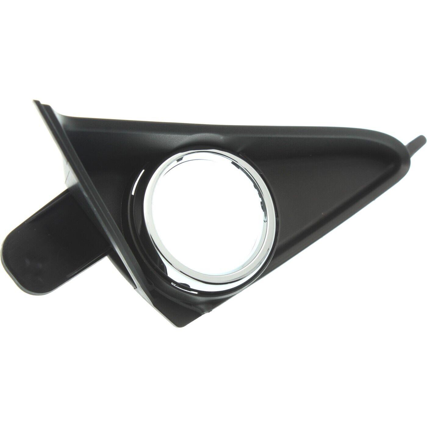 2014-2023 Lexus GX460 Fog Lamp Bezel Front Passenger Side Textured/Chrome , LX1039123. Installed view for reference.