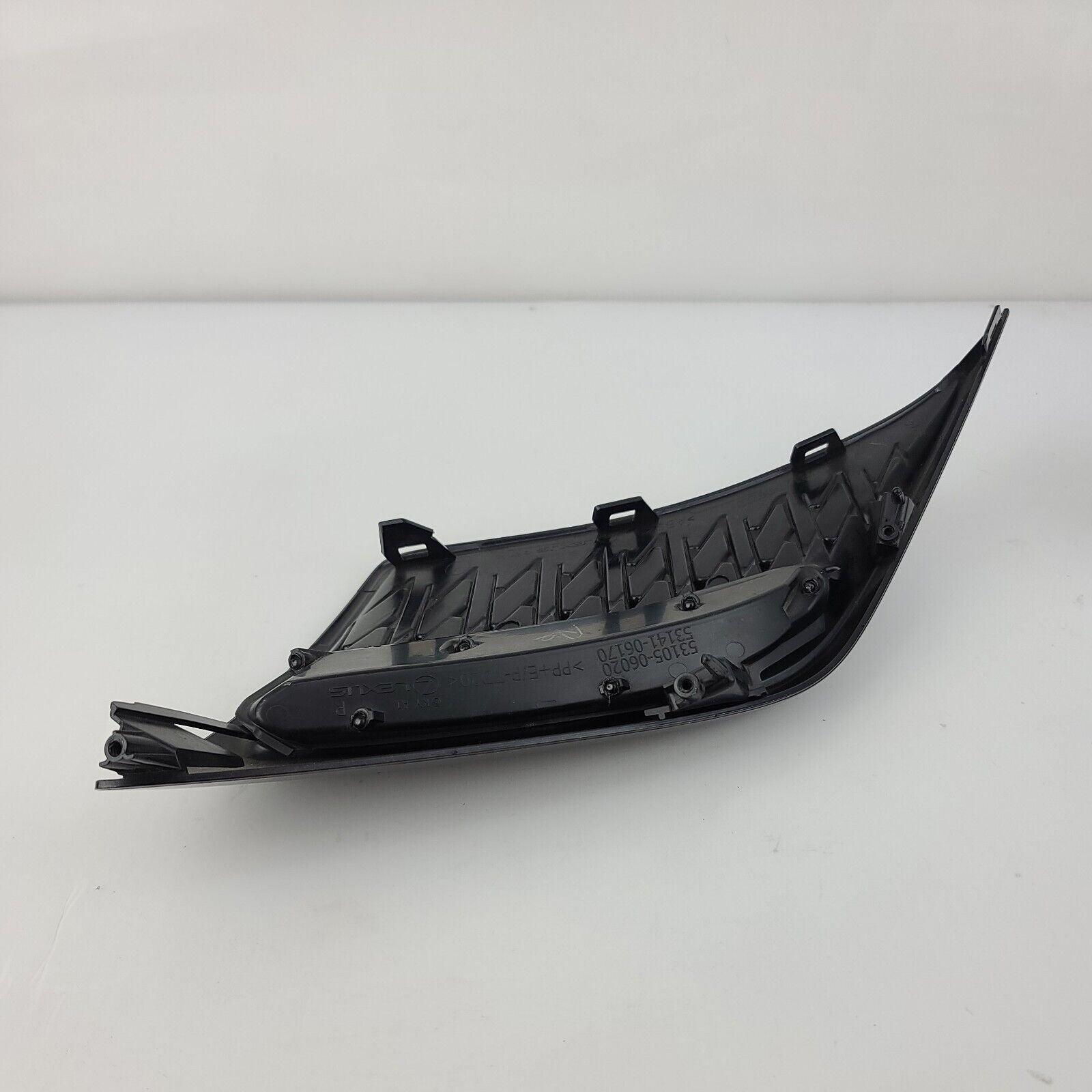 2019-2023 Lexus ES350 Grille Insert Front Passenger Side Bright Black With F-Sport , LX1039134. Durable and impact-resistant.
