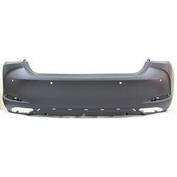2019-2023 Lexus ES350 Rear Bumper Primed With Sensor Hole/ F-Sport , LX1100211. Designed for OEM alignment.