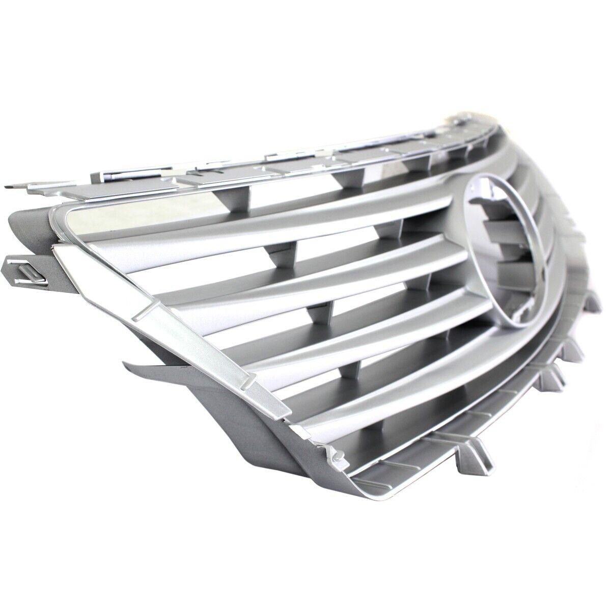 2010-2012 Lexus ES350 Grille Silver/Black With Radar , LX1200129. High-quality aftermarket part.