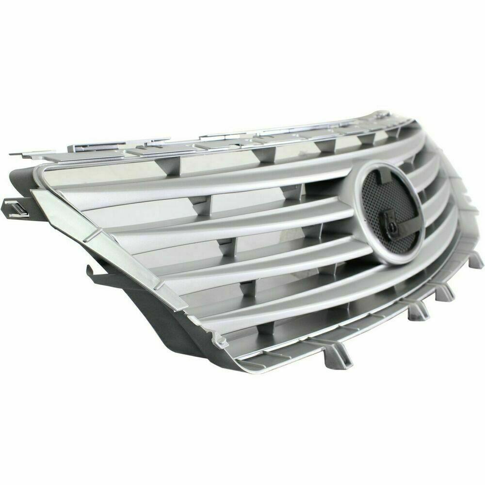 2010-2012 Lexus ES350 Grille Silver Black Without Radar , LX1200130. OEM-quality exterior component.