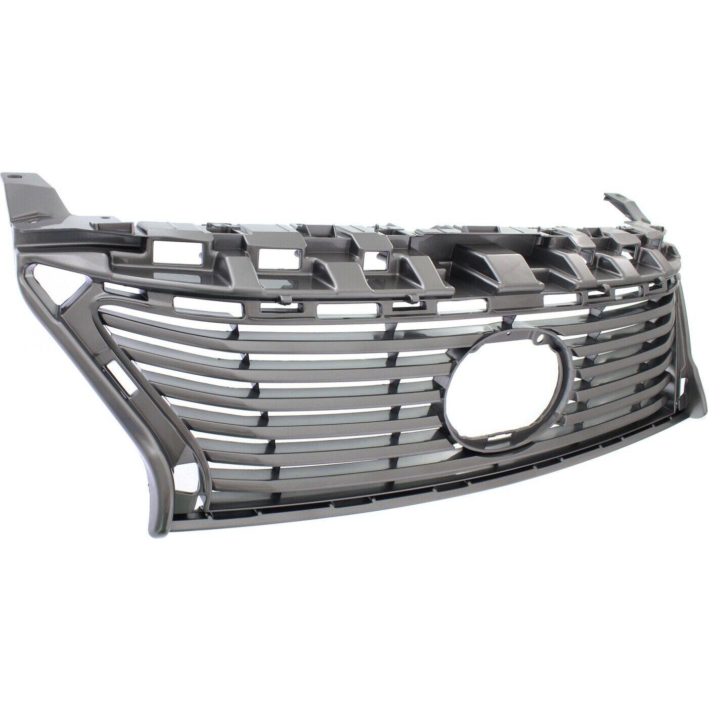 2013-2015 Lexus ES300H Grille Painted Silver , LX1200146. Direct fit for easy installation.