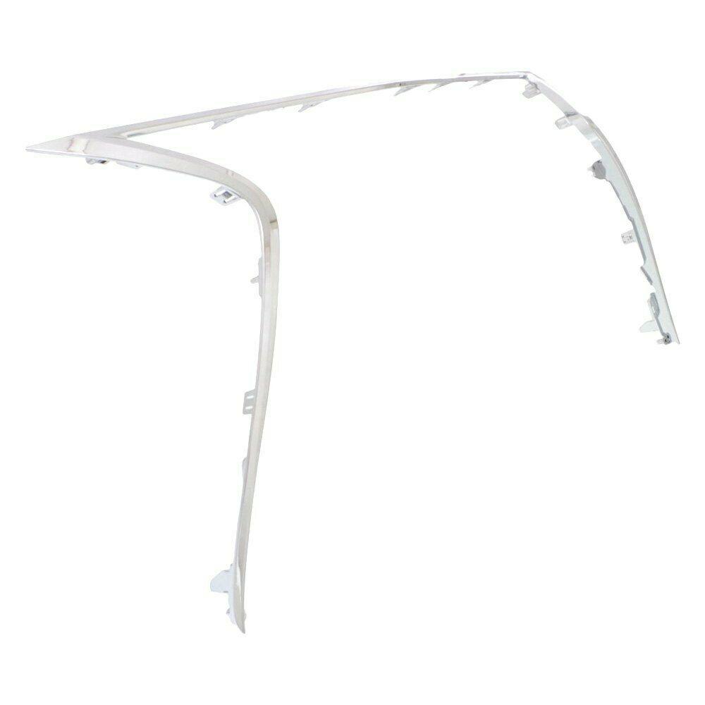 2014-2015 Lexus IS250 Sedan Grille Moulding All Chrome With F Sport , LX1202105. Exact fit for vehicle restoration.