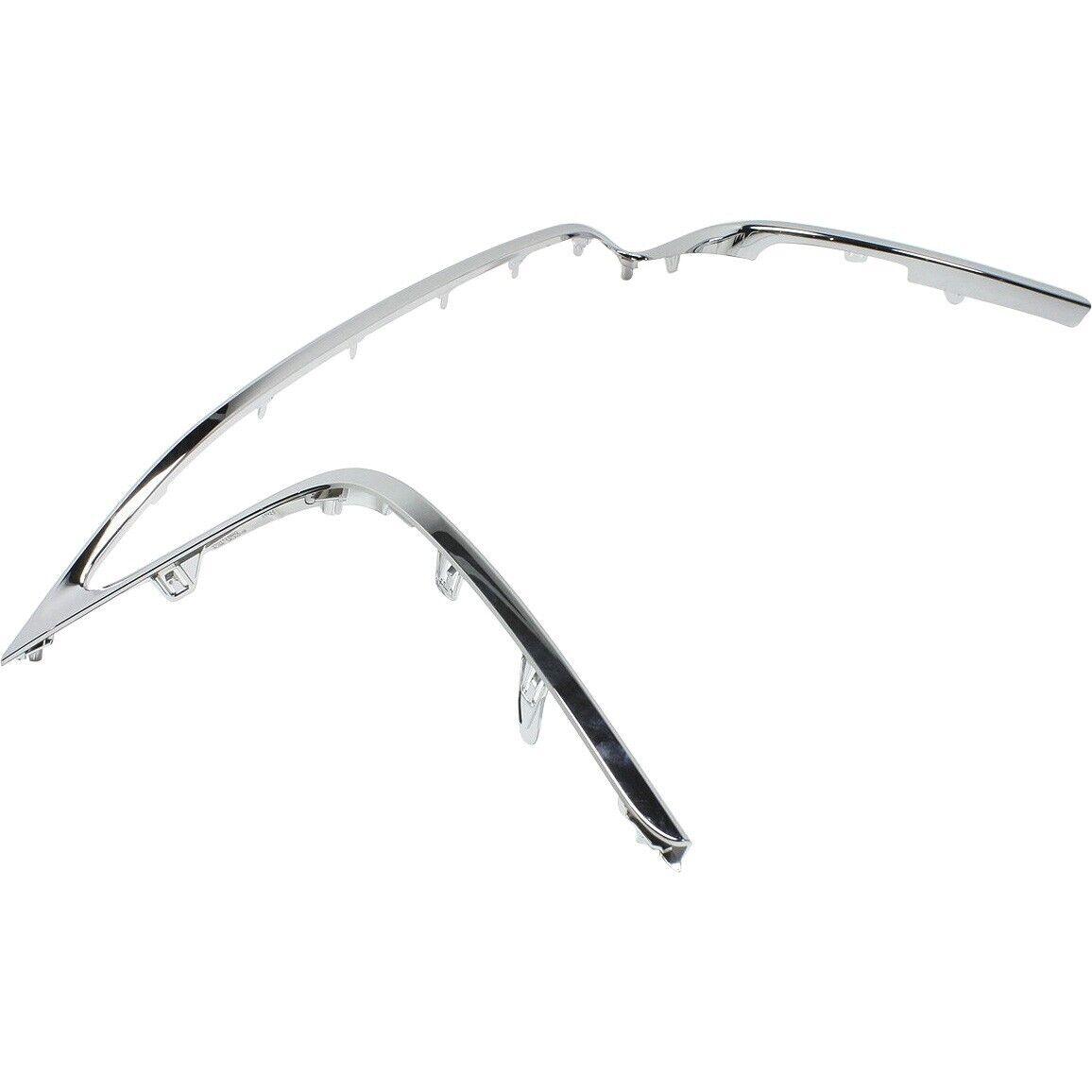 2013-2015 Lexus ES350 Grille Moulding All Chrome , LX1210108. Factory-style replacement part.