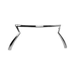 2016-2019 Lexus RX350 Grille Moulding Upper Satin Chrome , LX1210114. Side view of the replacement part.