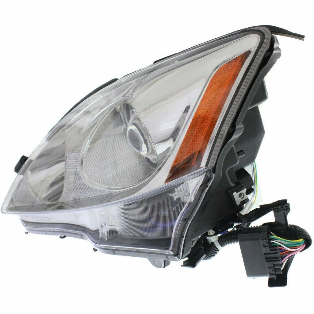 2006-2008 Lexus IS250 Sedan Head Lamp Driver Side Hid With Auto Leveler , LX2502133. Angle view for visual reference.