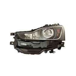 2017-2020 Lexus IS350 Sedan Head Lamp Driver Side Led Without Adaptive Front Suspension , LX2502170. Designed for OEM alignment.