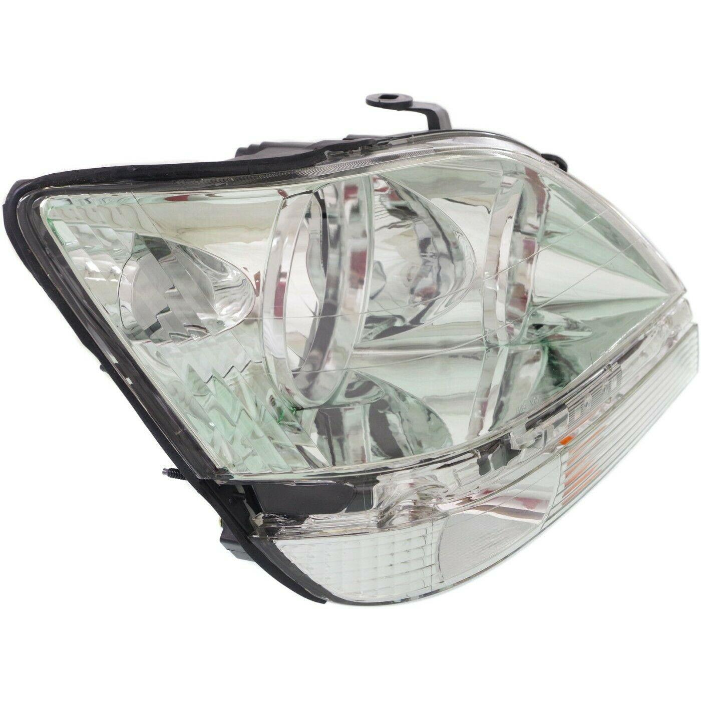 2001-2003 Lexus RX300 Head Lamp Passenger Side Chrome House , LX2503104. Factory-style replacement part.
