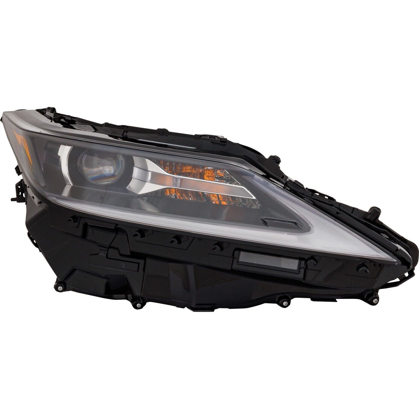 2020-2022 Lexus RX450H Head Lamp Passenger Side Single Beam , LX2503187. Professional-grade auto body part.