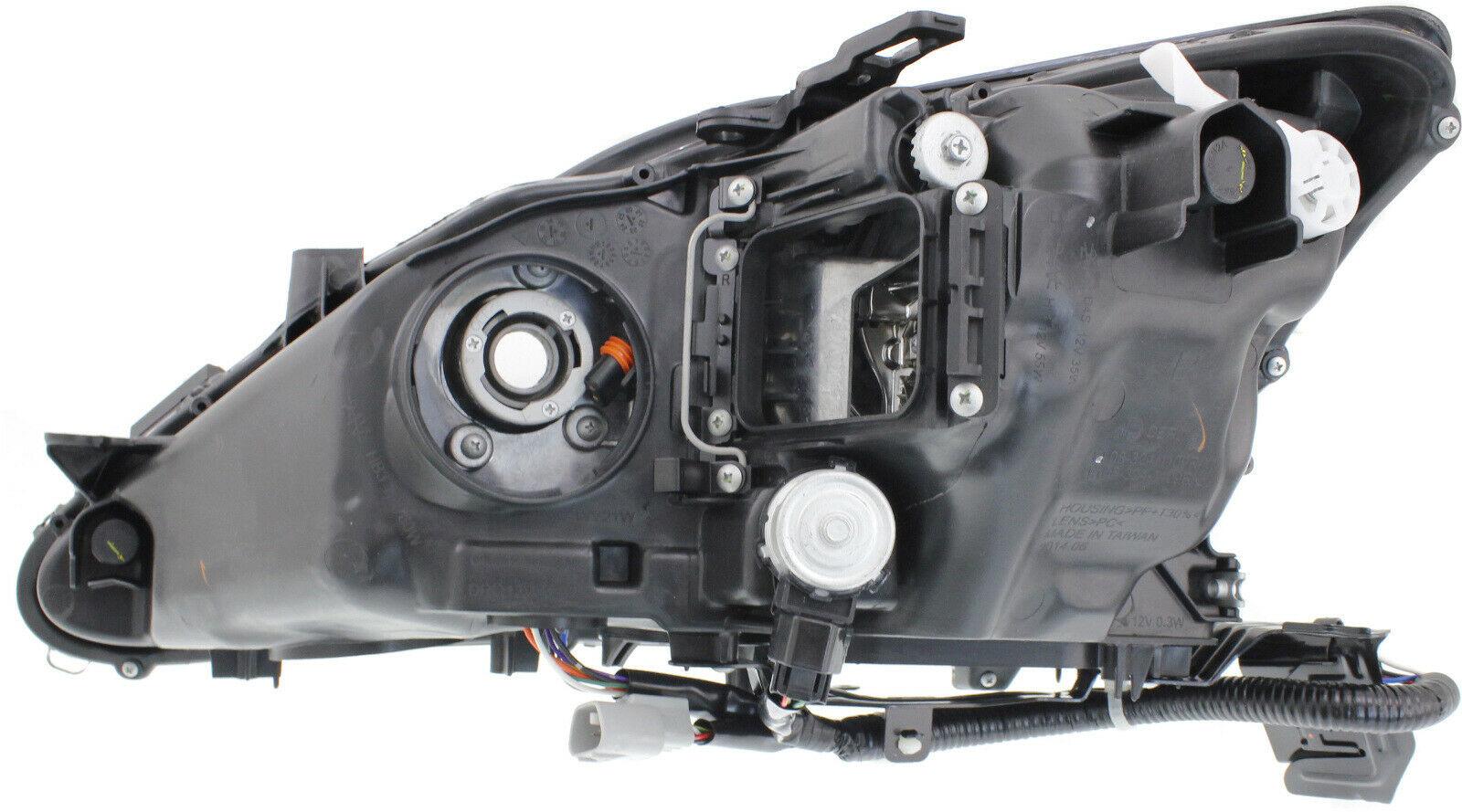 2011 Lexus IS250 Sedan Head Lamp Passenger Side Hid Type , LX2519133. Exact fit for vehicle restoration.