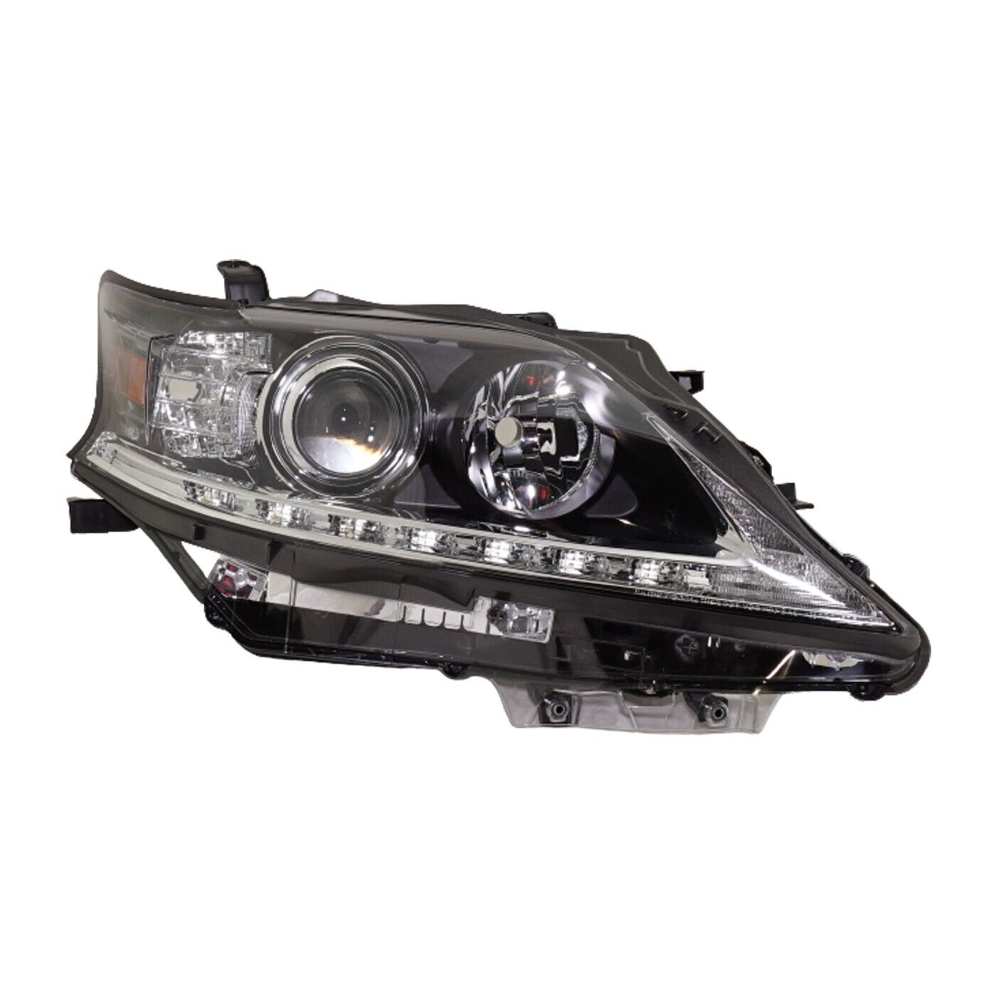 2013-2015 Lexus RX350 Head Lamp Passenger Side Hid , LX2519157. Side view of the replacement part.