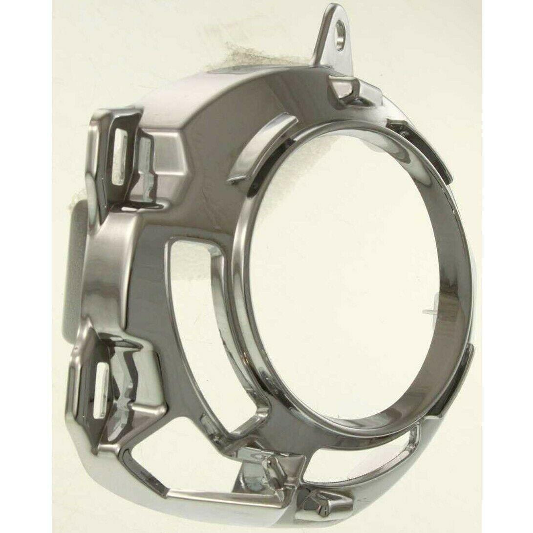 2005-2006 Lexus ES330 Fog Lamp Bracket Front Driver Side Chrome , LX2598101. Side view of the replacement part.