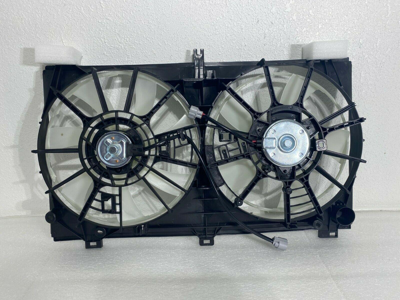 2014-2015 Lexus IS250 Sedan Cooling Fan Assy 2.5L Dual Fan Assy , LX3115131. Installed view for reference.