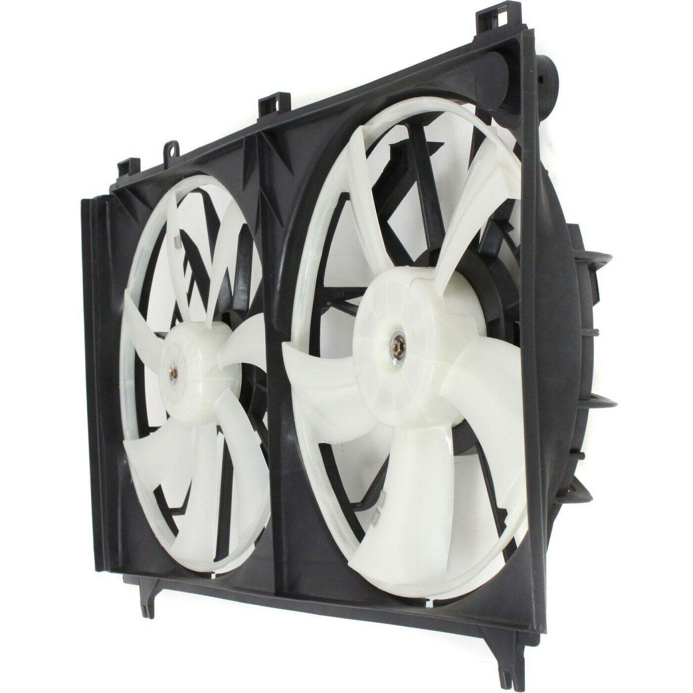 2006-2012 Lexus IS250 Sedan Cooling Fan Assy Without Reservoir , LX3120101. Angle view for visual reference.