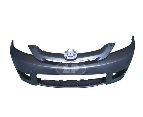 2006-2007 Mazda 5 Front Bumper Primed , MA1000209. Angle view for visual reference.