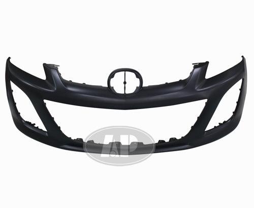 2010-2012 Mazda CX7 Front Bumper Primed , MA1000226. Angle view for visual reference.