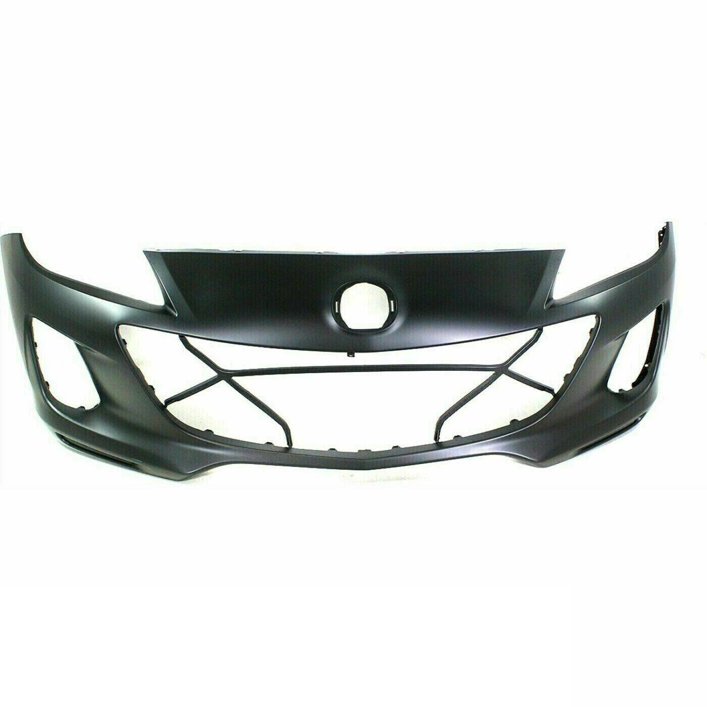 2012-2013 Mazda 3 Front Bumper Black 2.0/2.5L , MA1000235. Lightweight yet durable construction.