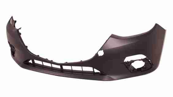 2014-2016 Mazda 3 Front Bumper Primed , MA1000239. Precision fitment for collision repair.