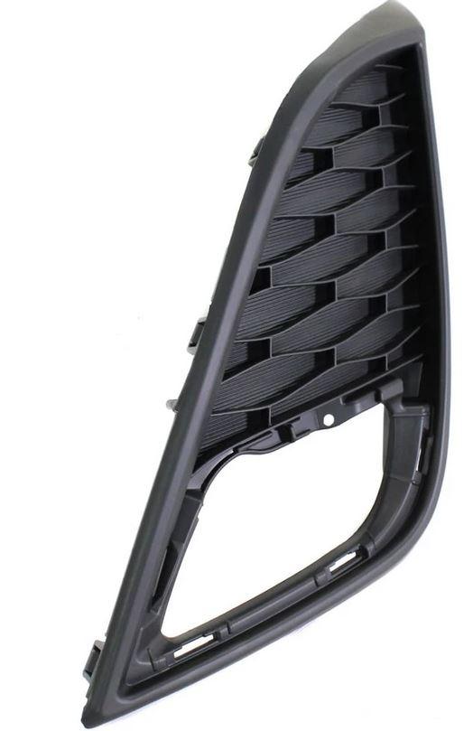 2010-2011 Mazda 3 Fog Lamp Bezel Front Driver Side 2.0L Black , MA1038106. OEM-style replacement.