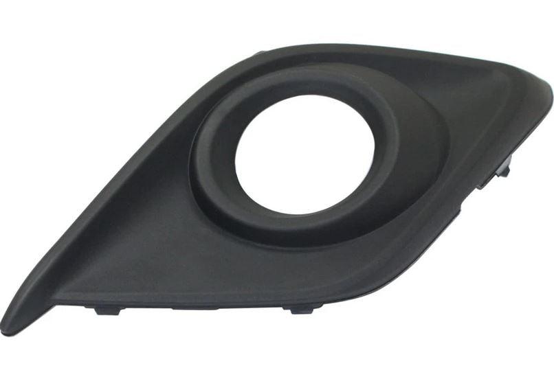 2014-2016 Mazda 3 Fog Lamp Bezel Front Driver Side Primed , MA1038123. Installed view for reference.