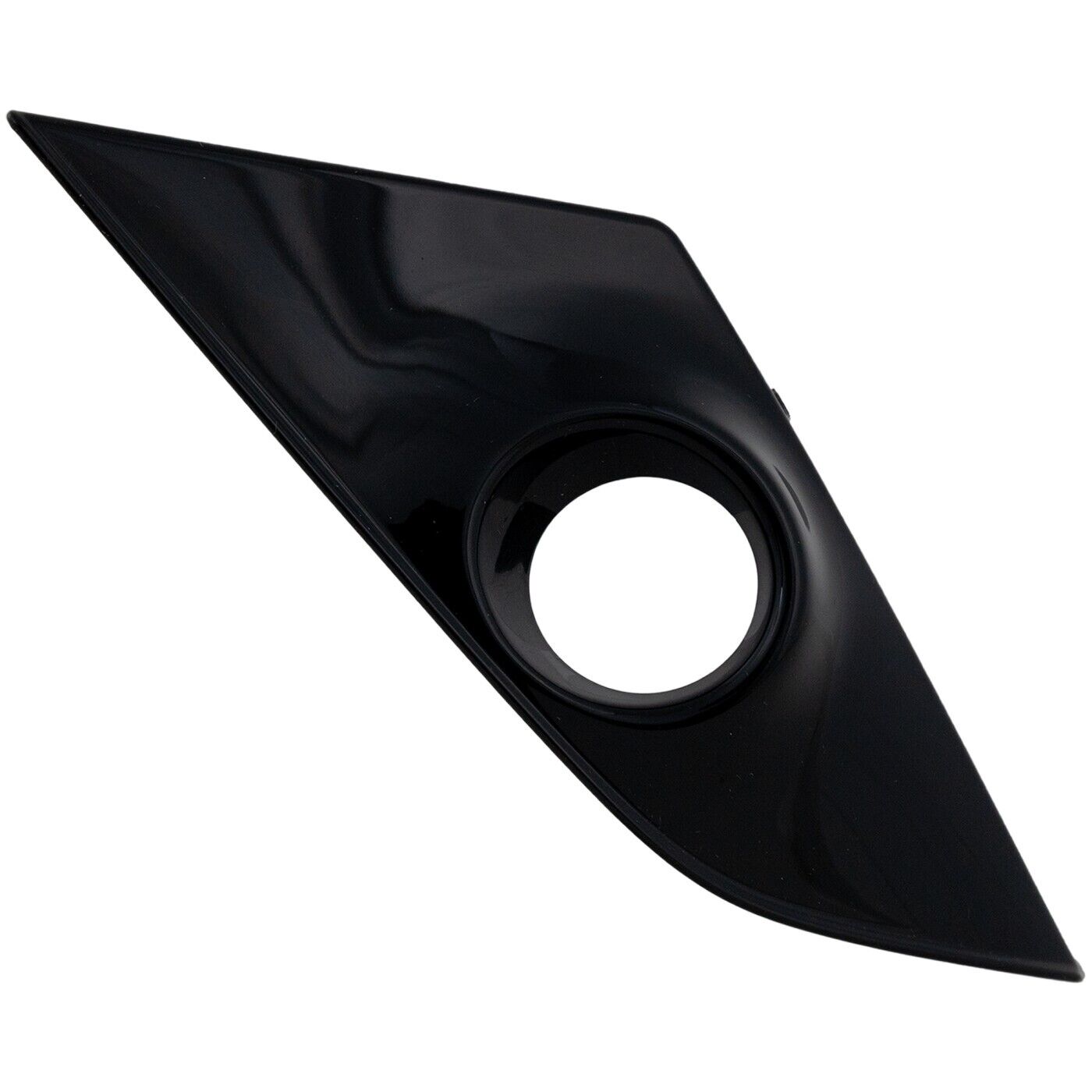 2019-2021 Mazda CX3 Fog Lamp Bezel Front Driver Side Bright Black , MA1038157. Durable and impact-resistant.