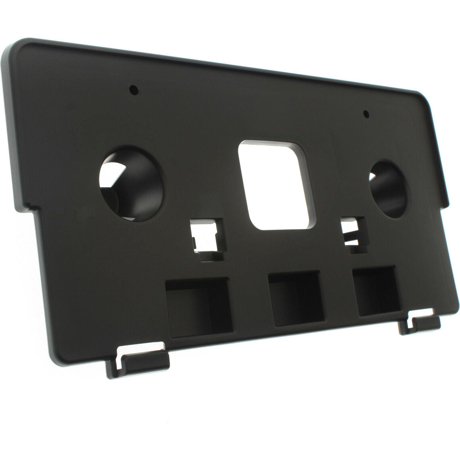 2017-2018 Mazda 3 License Plate Bracket Front With Mounting Hardware , MA1068113. Side view of the replacement part.