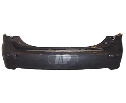 2006-2010 Mazda 5 Rear Bumper Primed , MA1100182. Side view of the replacement part.