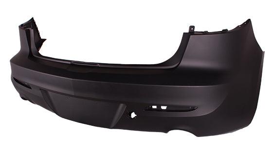 2010-2013 Mazda 3 Rear Bumper Primed 2.5L Sdn Dual Exhaust , MA1100200.   component.