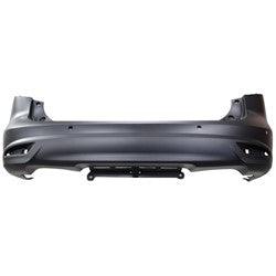 2016-2017 Mazda 5 Rear Bumper Partial Primed With Sensor , MA1100212. Replacement part ready for install.