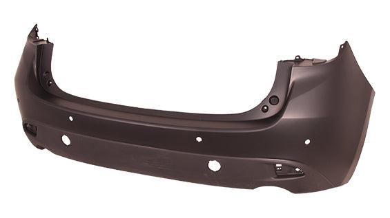 2014-2016 Mazda 3 Rear Bumper Primed With Textured Lower Hb , MA1100216. Precision fitment for collision repair.