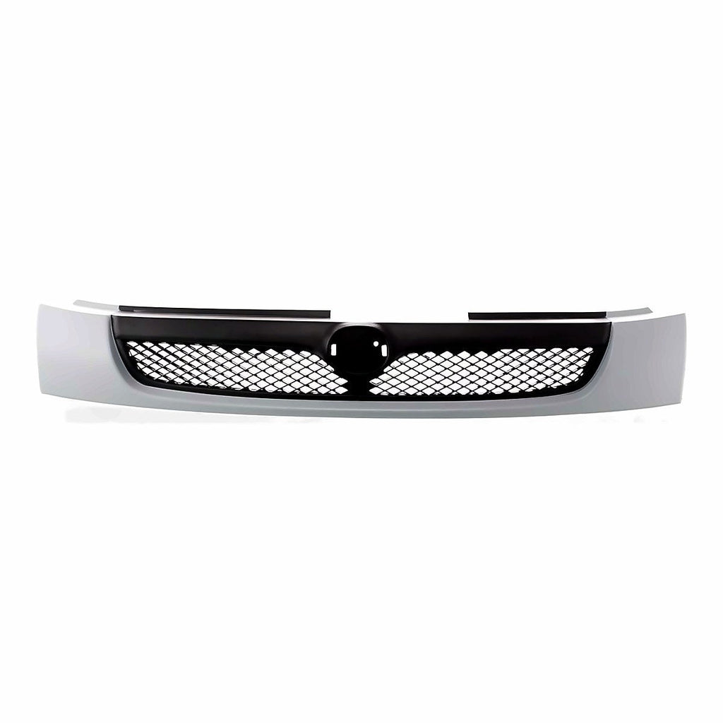 1997-1998 Mazda Protege Grille Gray Black, ma1200162. Front view.