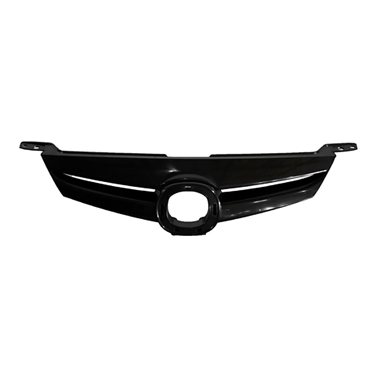 2006-2008 Mazda 6 Grille Black, ma1200177. Front view.