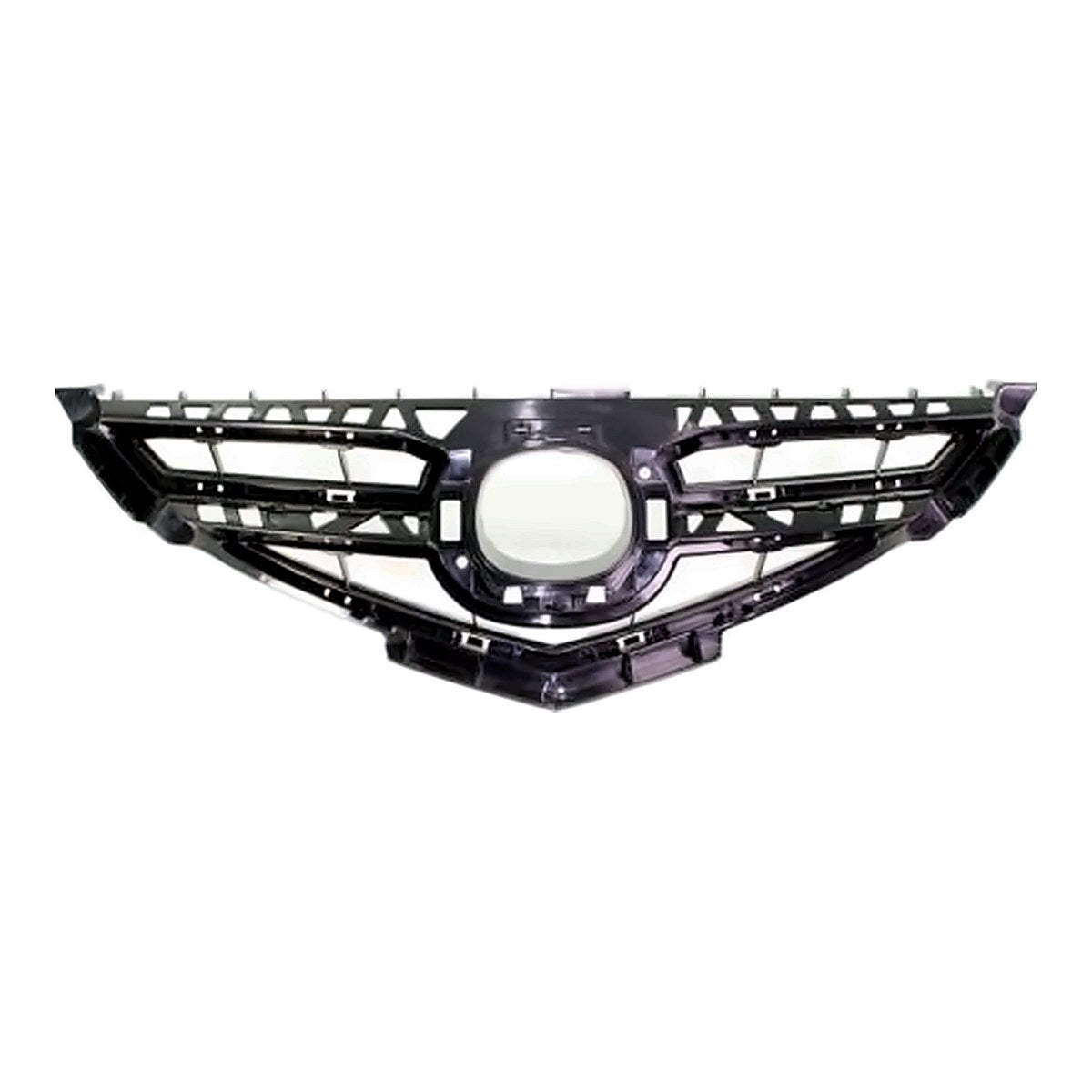 2007-2009 Mazda 3 Grille Black, ma1200178. Front view.