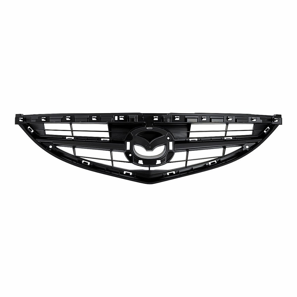 2009-2013 Mazda 6 Grille Black, ma1200181. Front view.