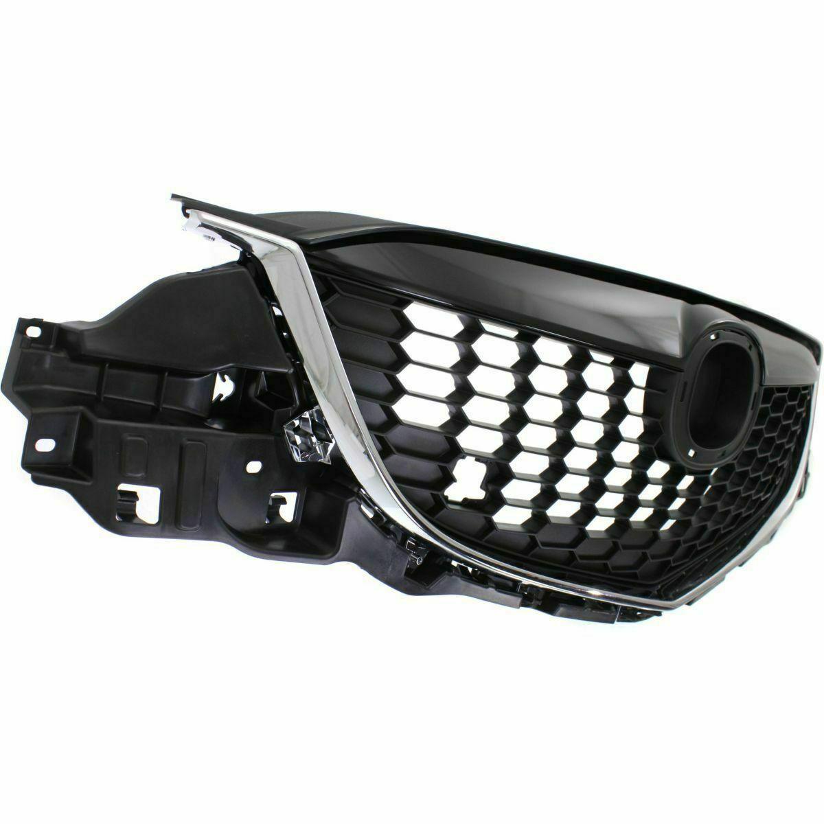 2013-2015 Mazda CX5 Grille Partial Painted-Bk With Chrome Mldg , MA1200187. High-quality aftermarket part.