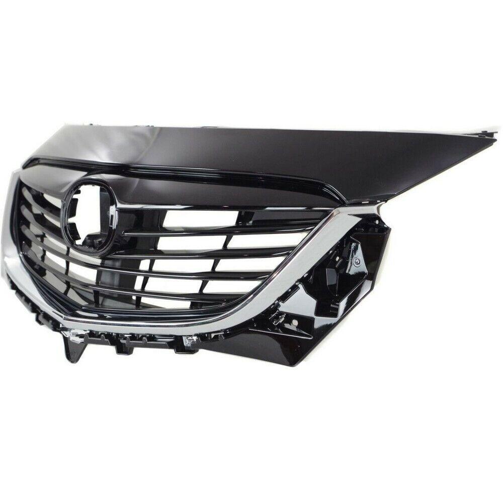 2013-2015 Mazda CX9 Grille Painted Black With Chrome Mldg , MA1200191. Tested for reliable performance.