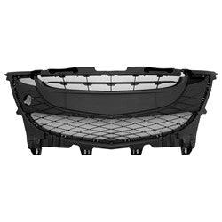 2012-2015 Mazda 5 Grille Without Fogs With Smooth Textured Upper Protector , MA1200194. Factory-style replacement part.