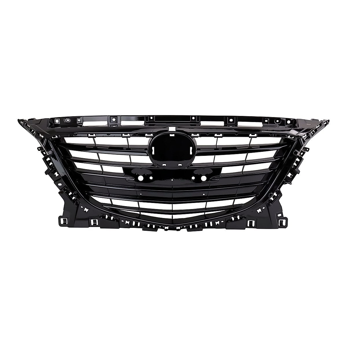 2014-2016 Mazda 3 Grille Black, ma1200196. Front view.