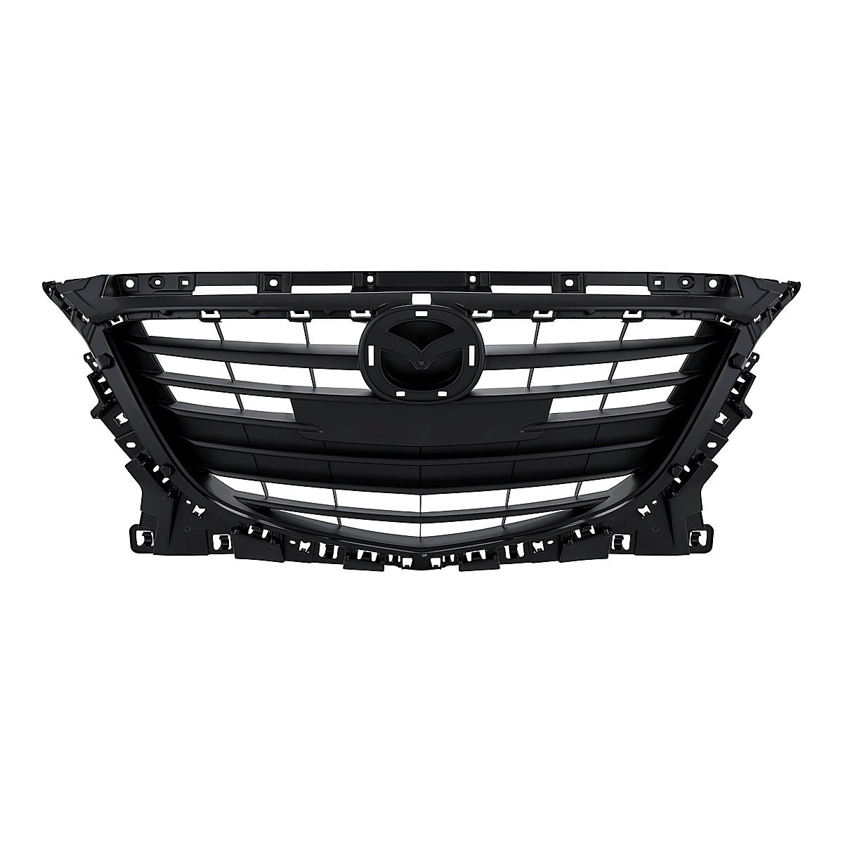 2014-2016 Mazda 3 Sport Grille Textured, ma1200197. Front view.