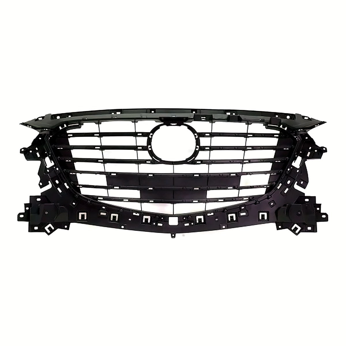 2017-2018 Mazda 3 Grille Matte Black, ma1200213. Front view.