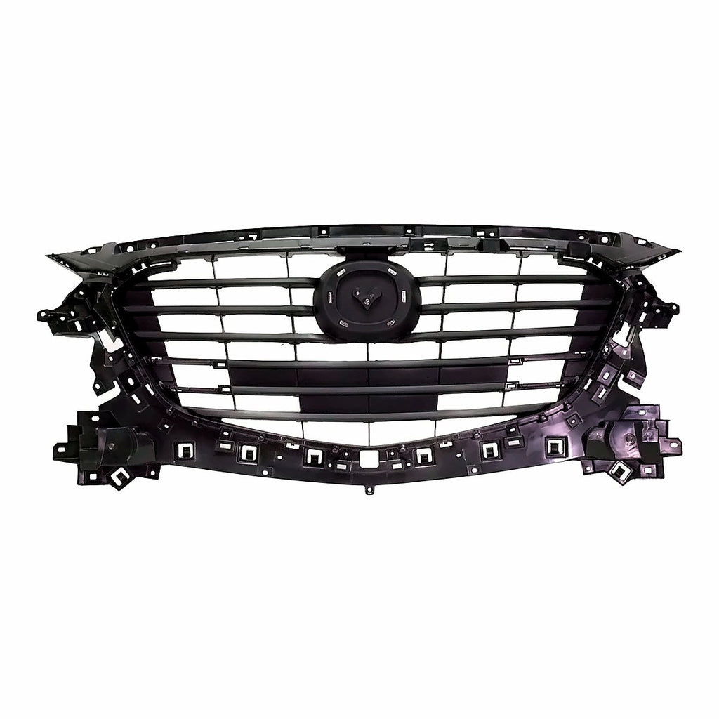 2017-2018 Mazda 3 Grille Matte Black, ma1200216. Front view.