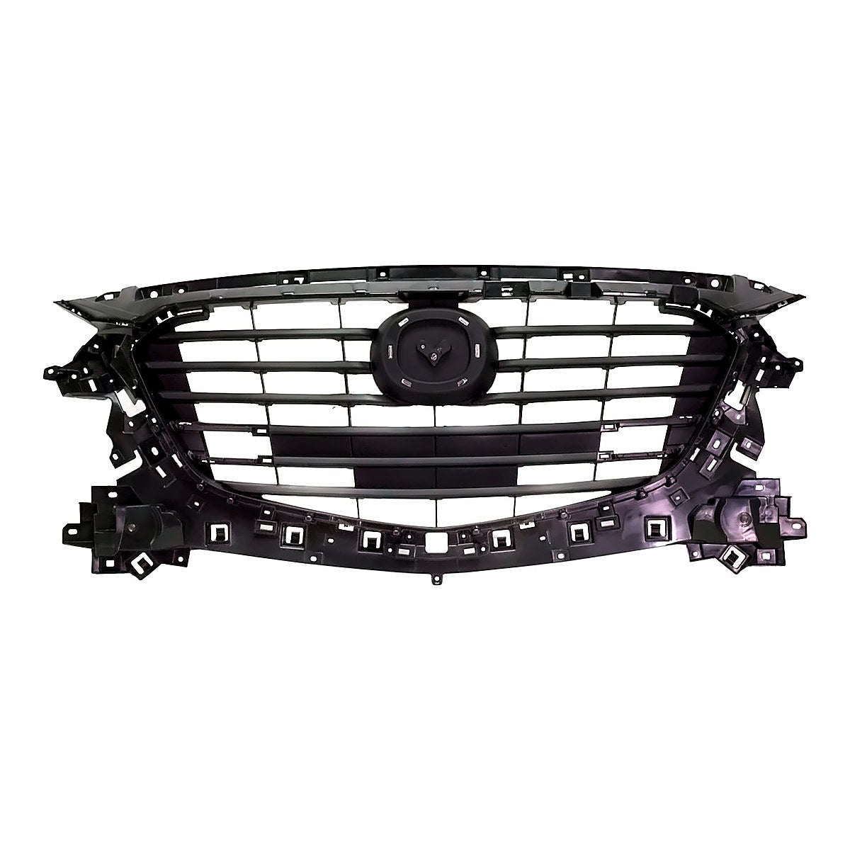 2017-2018 Mazda 3 Grille Matte Black, ma1200216. Front view.
