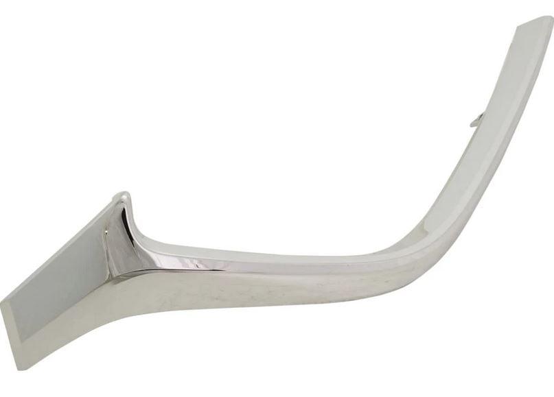 2017-2018 Mazda 3 Sport Grille Moulding Passenger Side Lower Chrome Sdn/Hb , MA1215106. Angle view for visual reference.