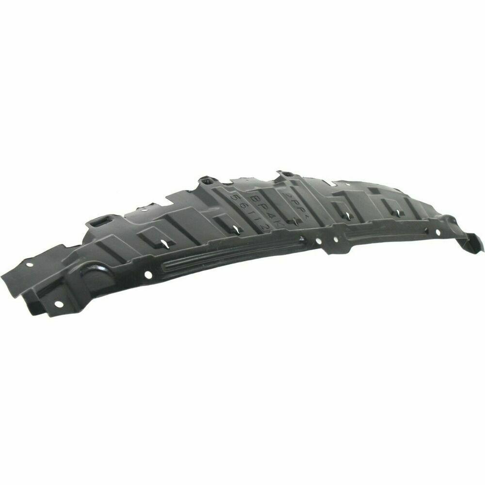 2004-2009 Mazda 3 Undercar Shield Center , MA1228100. Side view of the replacement part.