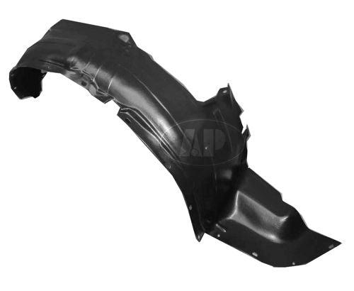 2002-2003 Mazda MPV Fender Liner Passenger Side , MA1249120. Side view of the replacement part.