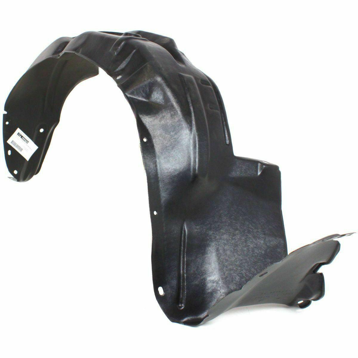 1999-2000 Mazda PROTEGE Fender Liner Front Passenger Side , MA1249133. Installed view for reference.